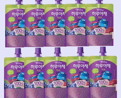 이번주 추천상품 하루야채 채움 100ml4박스  추천 리뷰