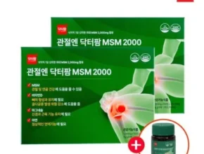 놓치면 후회할 관절엔 닥터팜 MSM2000_18개월_트리플구성 리뷰 추천