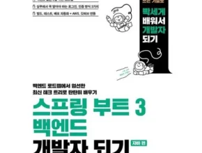 홈쇼핑에서 5분만에 품절된 스프링부트3 추천상품