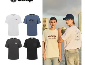 톡톡 튀는 JEEP 남성 24 SUMMER COOL SORONA 반팔 티셔츠 4종 리뷰