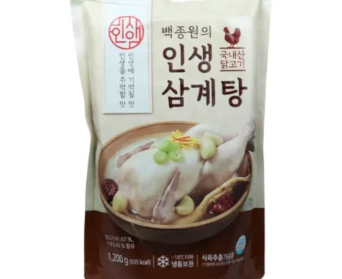 핫한 인생삼계탕  1200g x 8팩 Best8추천