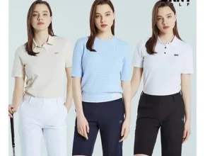 극찬받는 DKNY GOLF 24SS 여성 라운드 썸머 니트 2종  스카프 1종 후기