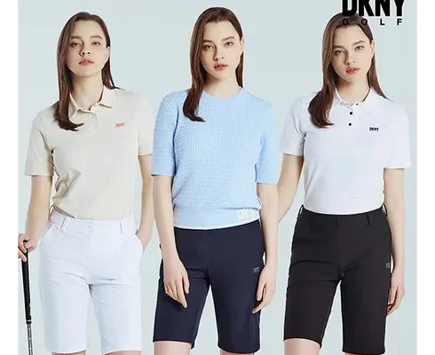 극찬받는 DKNY GOLF 24SS 여성 라운드 썸머 니트 2종  스카프 1종 후기